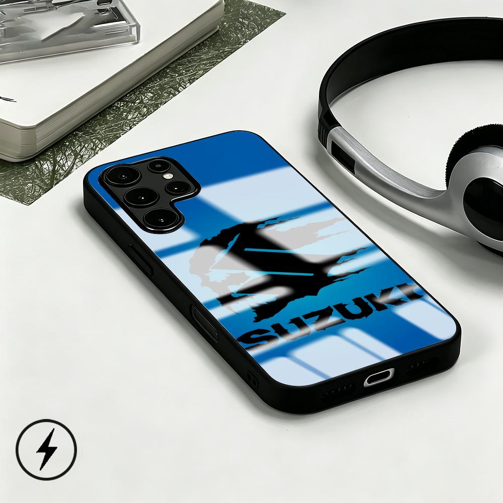 Magnetic Phone Case - 슈퍼카 스즈키-나우 로고 폰 케이스 삼성