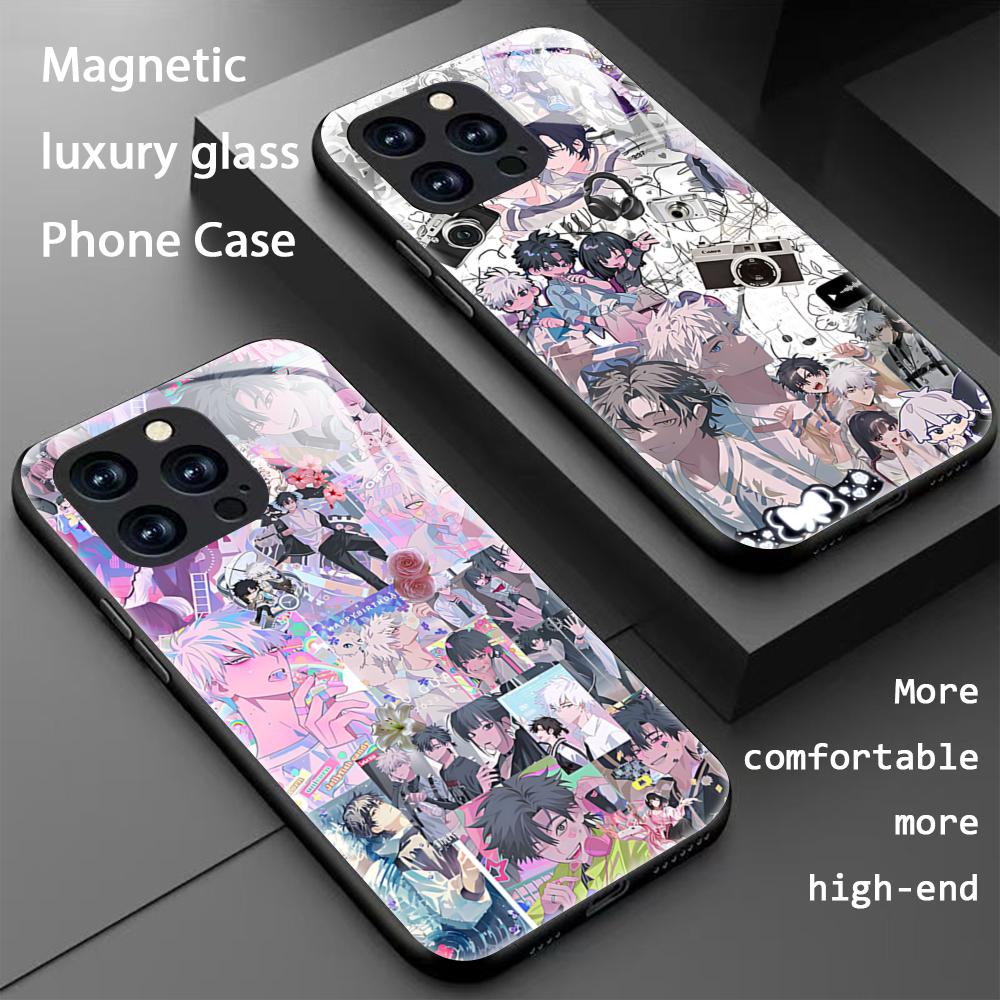 Magnetic Phone Case - 인기 애니메이션 링크 클릭 폰 케이스