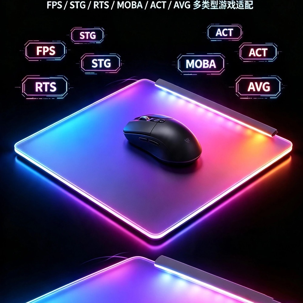 Phone Accessories App - 빛나는 RGB 마우스 패드 FPS 강화