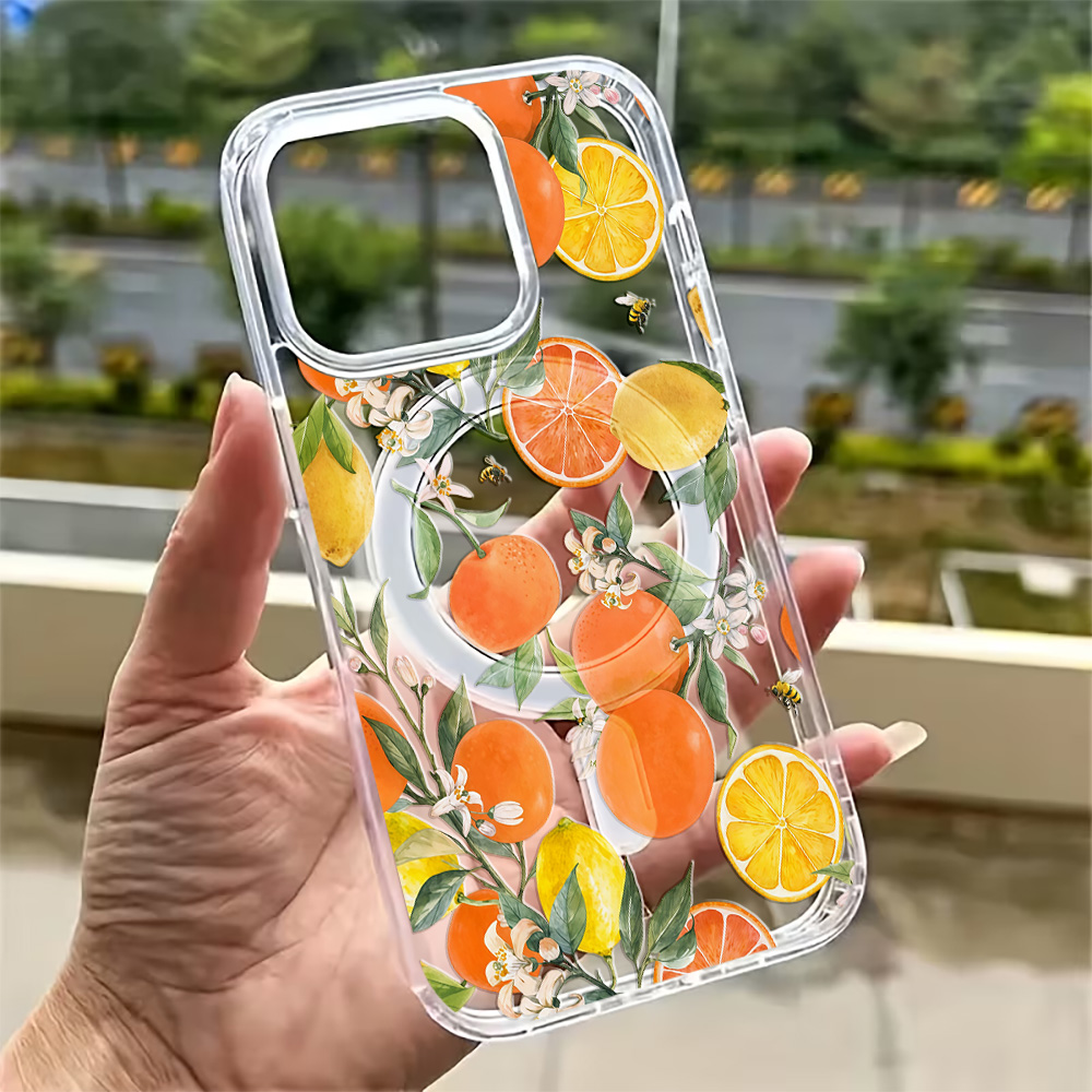 Magnetic Phone Case - 여름 레몬 폰 케이스 아이폰 17