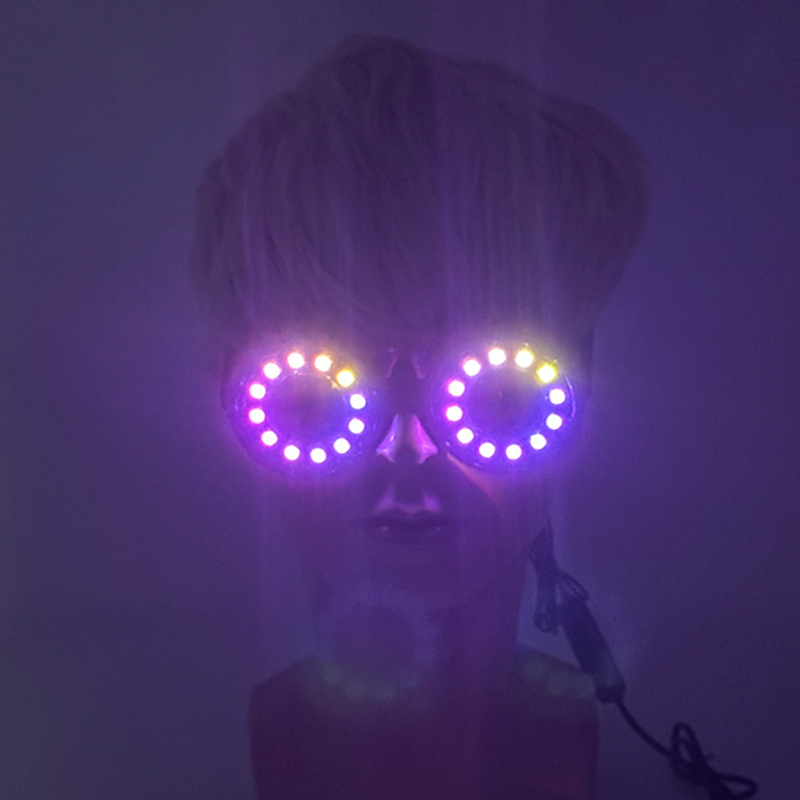 LED 블루투스 앱 깜박이 안경, USB 충전 안경,  - Phone Accessories App 리뷰 및 가격