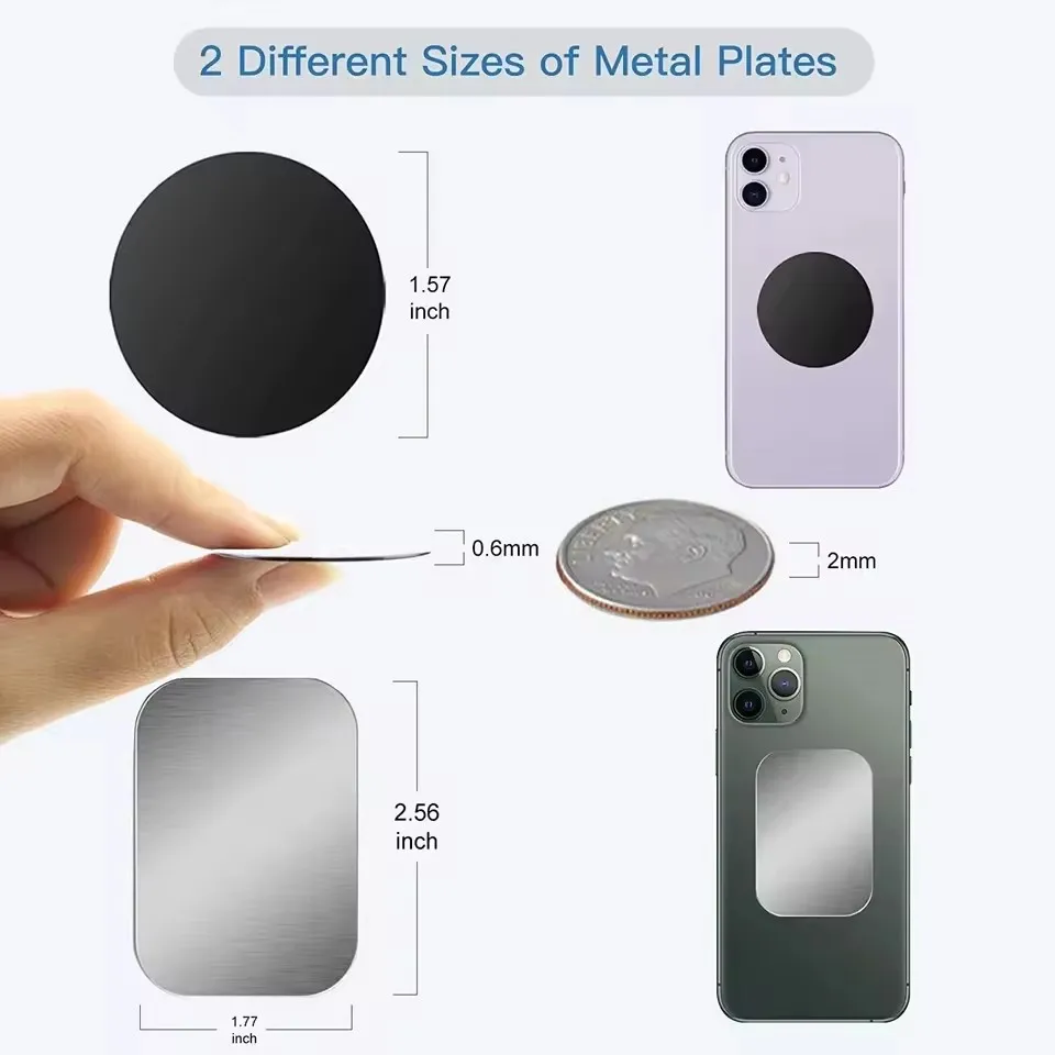 자석식 차량용 휴대폰 거치대용 금속판 디스크, 얇은 철 - Phone Accessories Quotes 리뷰 및 가격