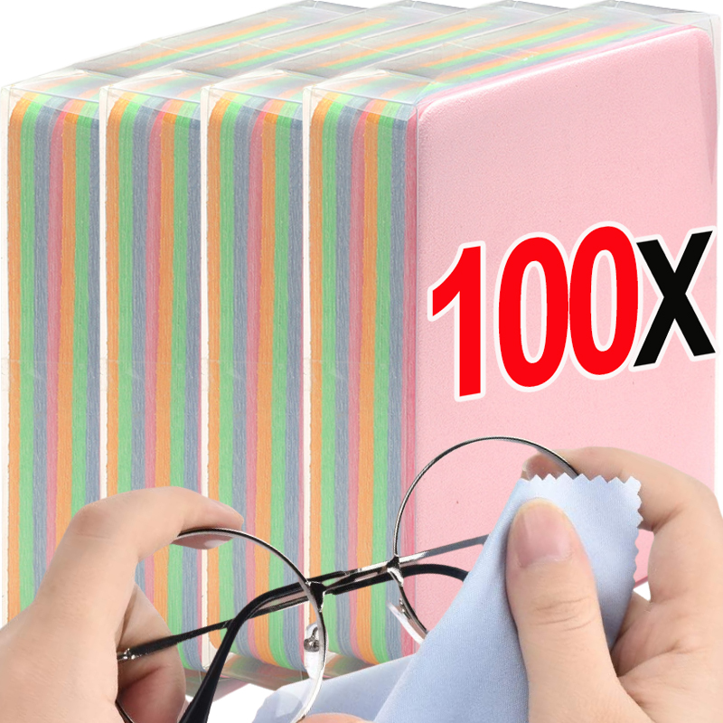 1/100PCS 마이크로 화이버 청소 천 고품질 샤모아 - Phone Accessories Wholesale In China 리뷰 및 가격