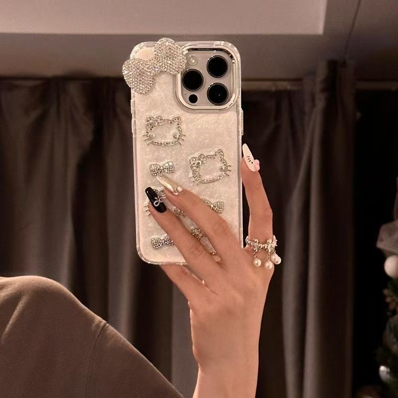 새로운 창의적인 럭셔리 카툰 고양이 애니메이션 다이아몬 - Phone Accessories Supplier 리뷰 및 가격
