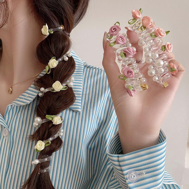 새로운 스타일의 달콤한 나비 장식 로즈 비즈 헤어 액세 - Phone Accessories Wholesale In China 리뷰 및 가격