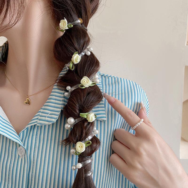 새로운 스타일의 달콤한 나비 장식 로즈 비즈 헤어 액세 - Phone Accessories Wholesale In China 리뷰 및 가격