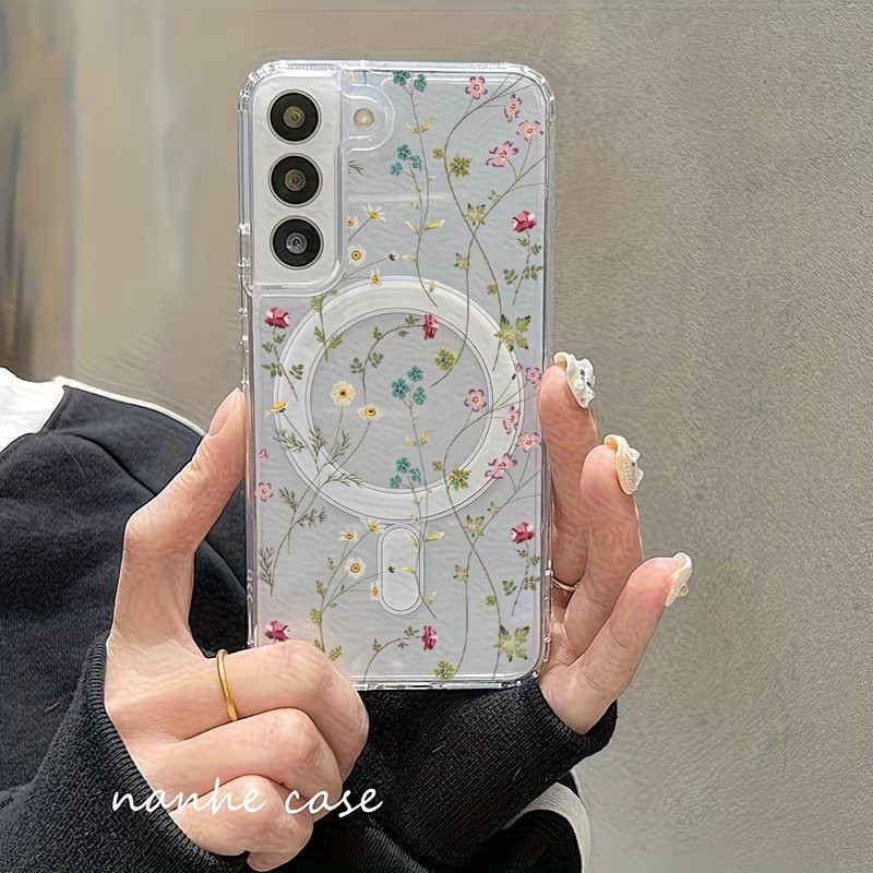 플로럴 패턴 자석형 휴대폰 케이스 (삼성 갤럭시 S26 - Magnetic Phone Case 리뷰 및 가격