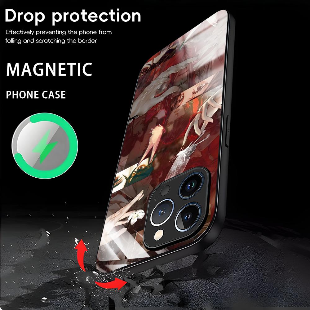 인기 애니메이션 천국 공식의 축복 아이폰 16 15 1 - Magnetic Phone Case 리뷰 및 가격